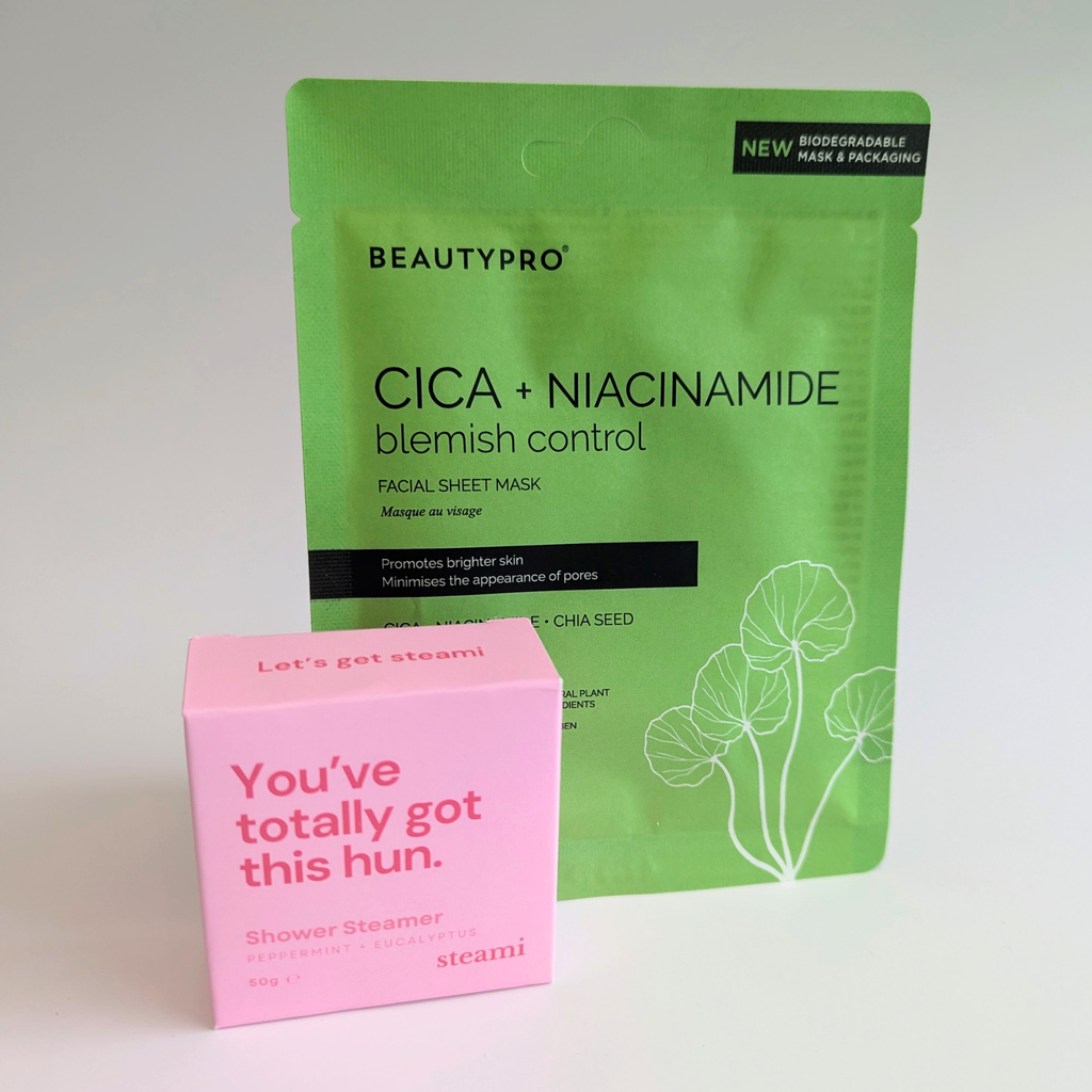Rise + Shine Duo: Shower Steamer + Skin Revival Mask