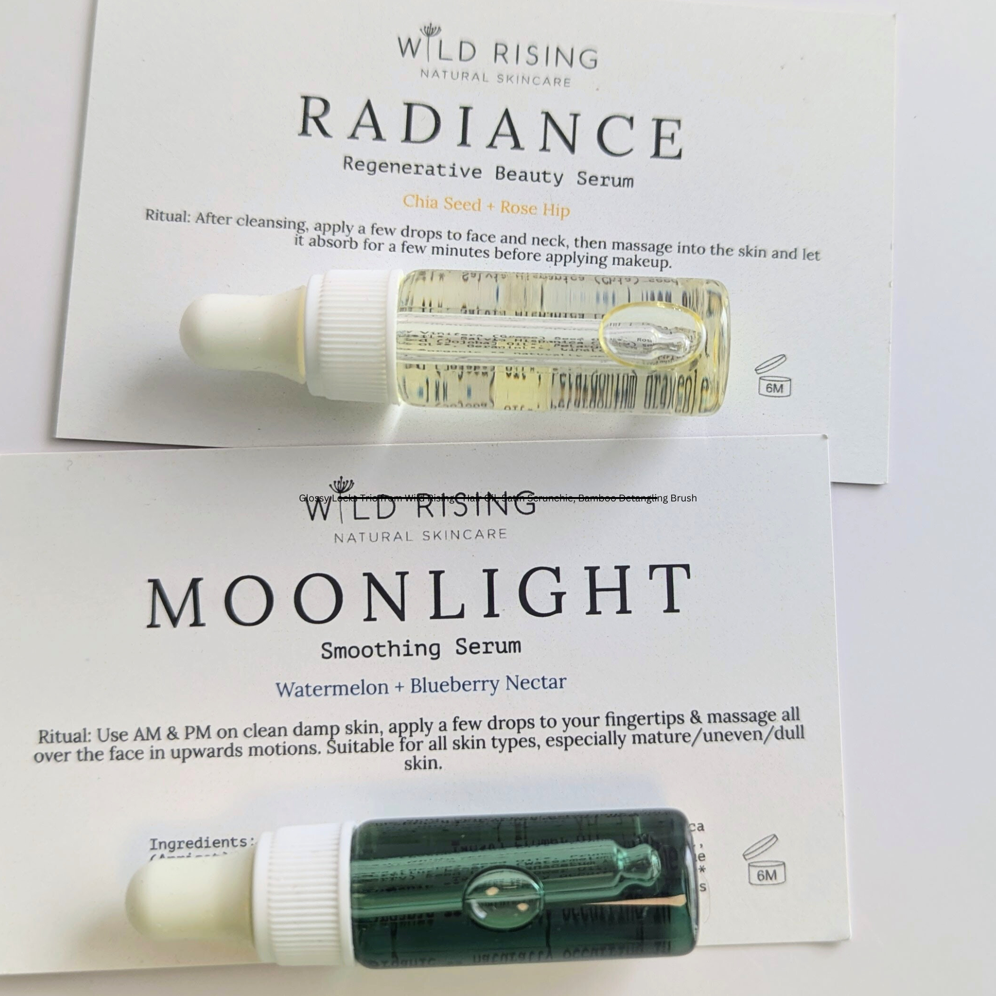 Glow Duo - Radiance and Moonlight from Wild Rising- 2 x Mini Face Oils