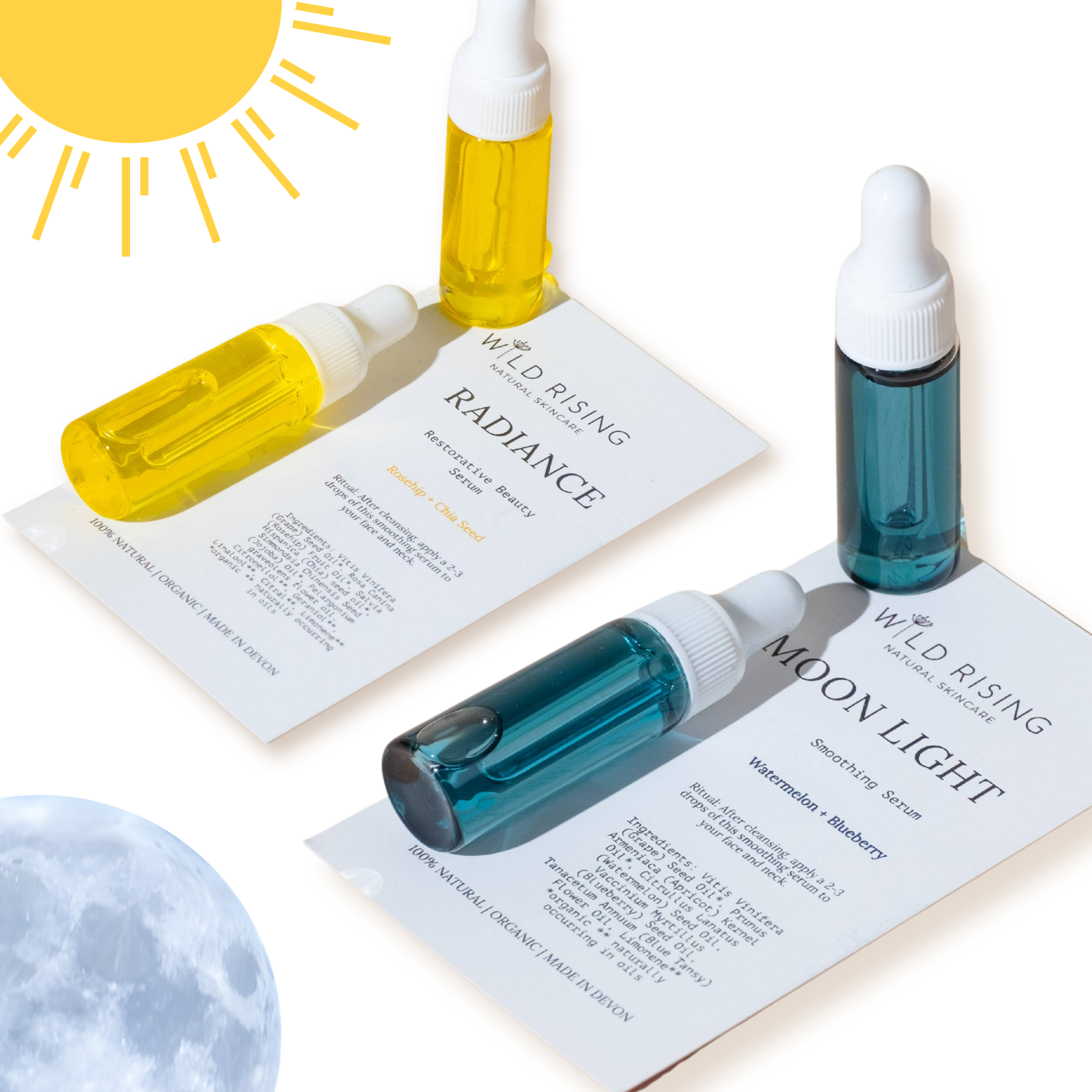 Radiance + Moonlight: 2 x Mini Face Oils