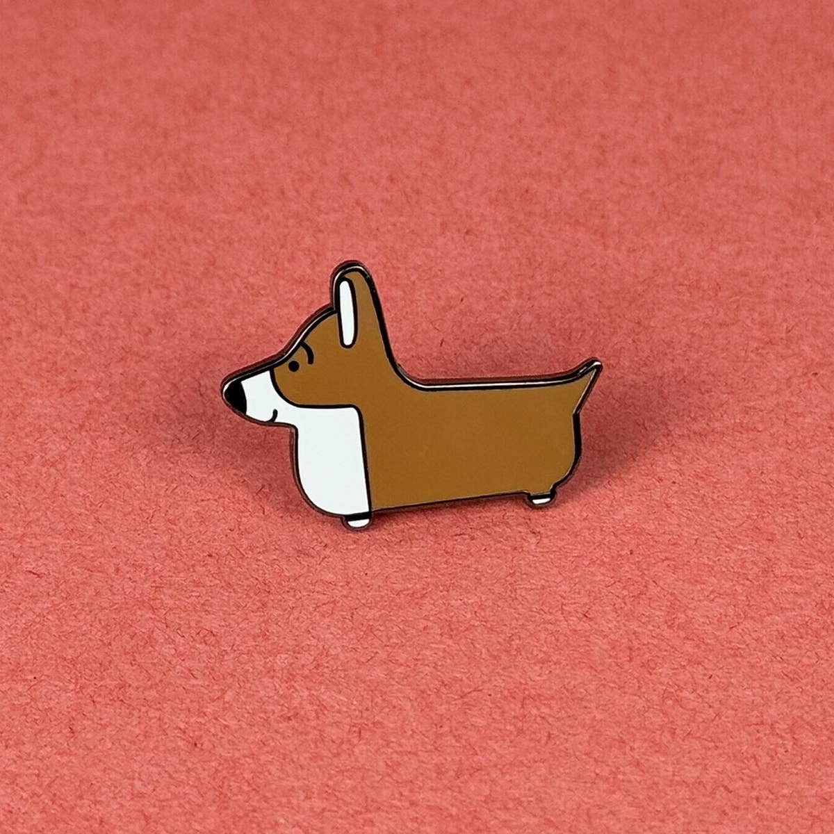 Corgi Enamel Pin