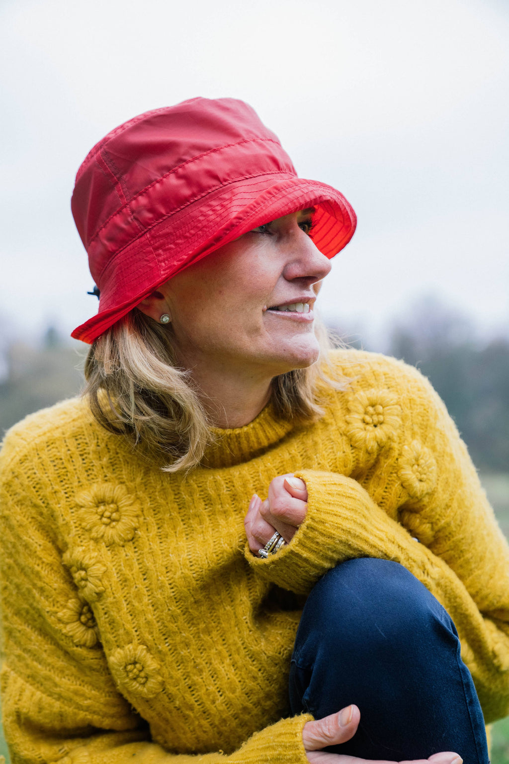 Waterproof lightweight Packable Hat, Packs into Pocket