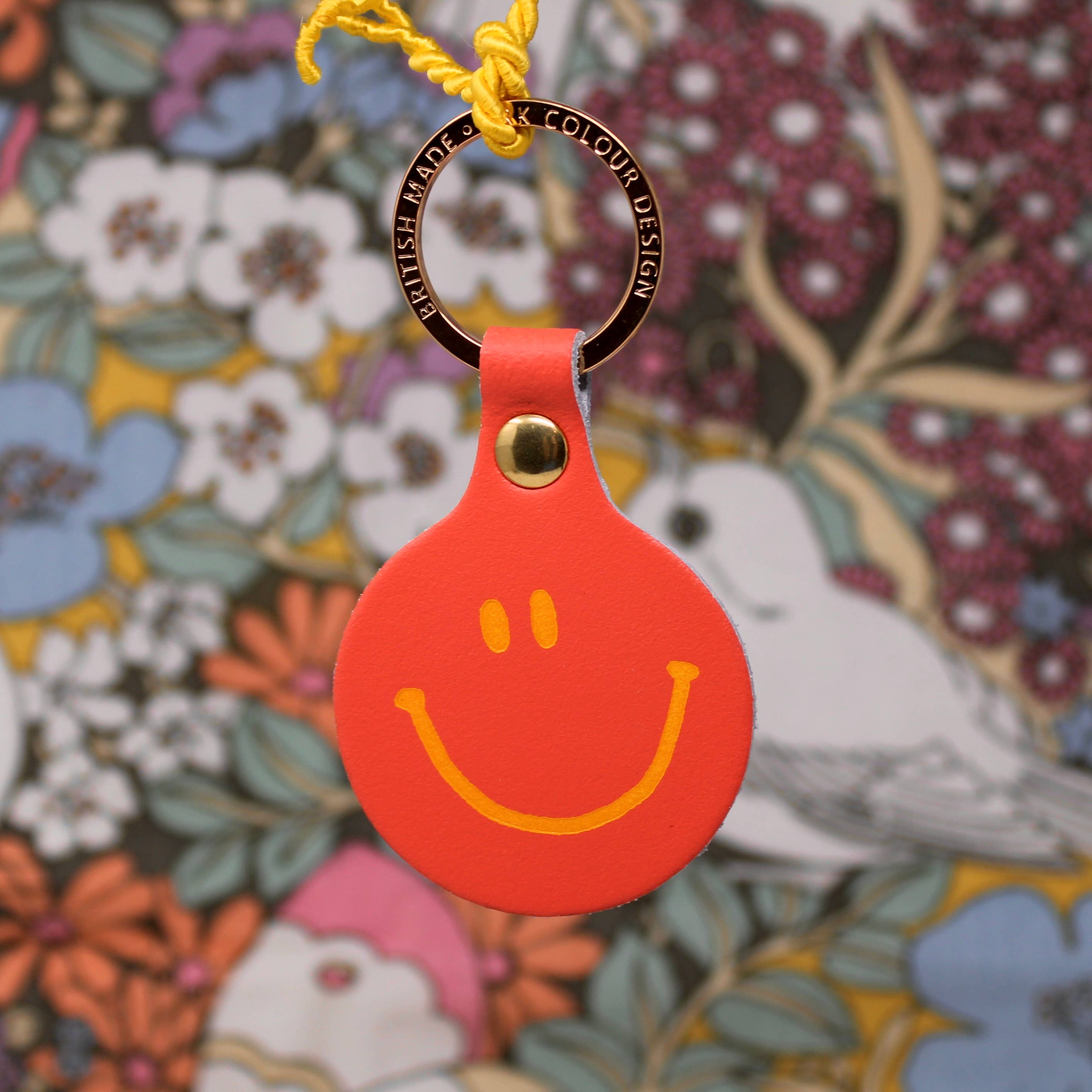 Feeling Lush Smilie Face Key Fob