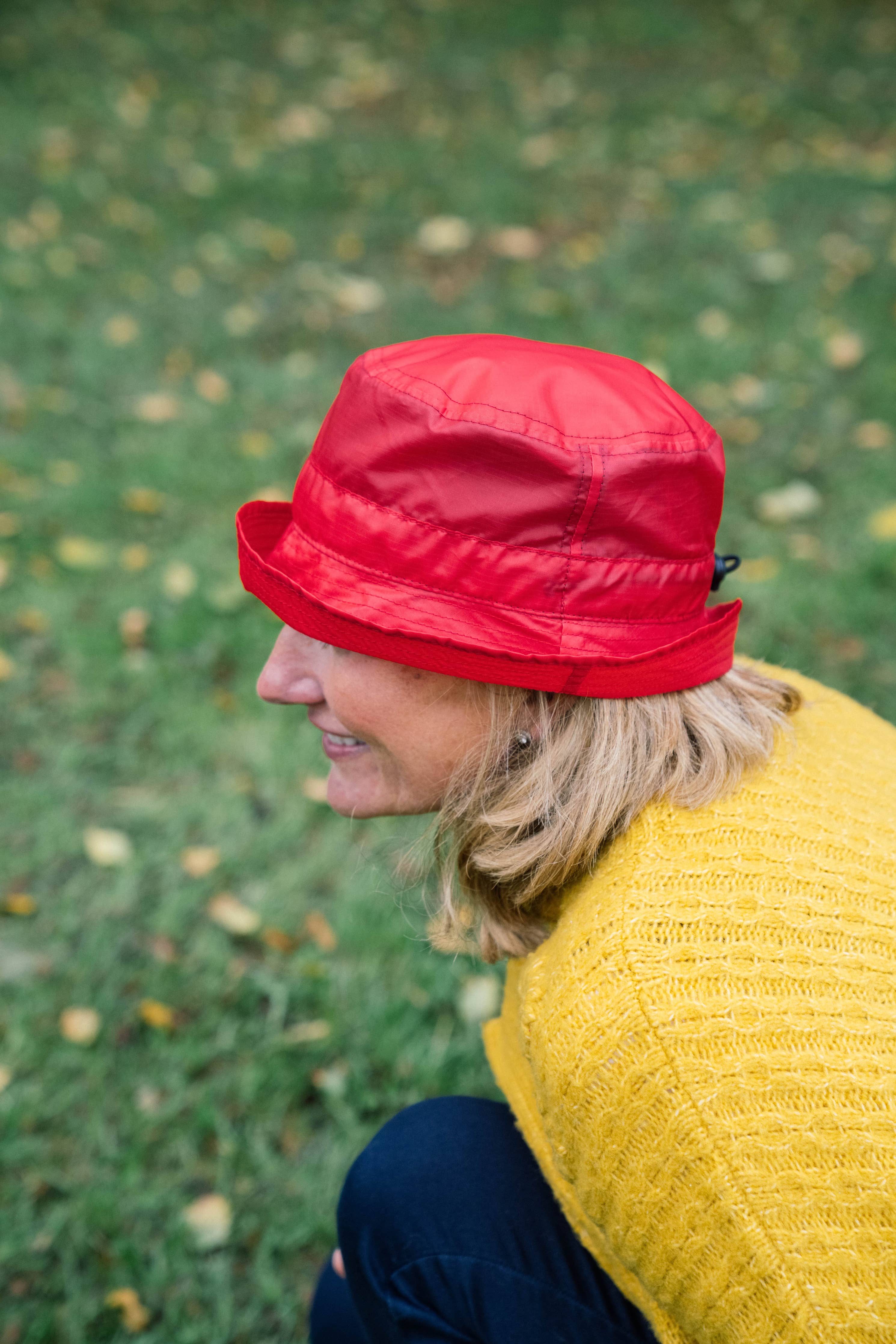 Waterproof lightweight Packable Hat, Packs into Pocket