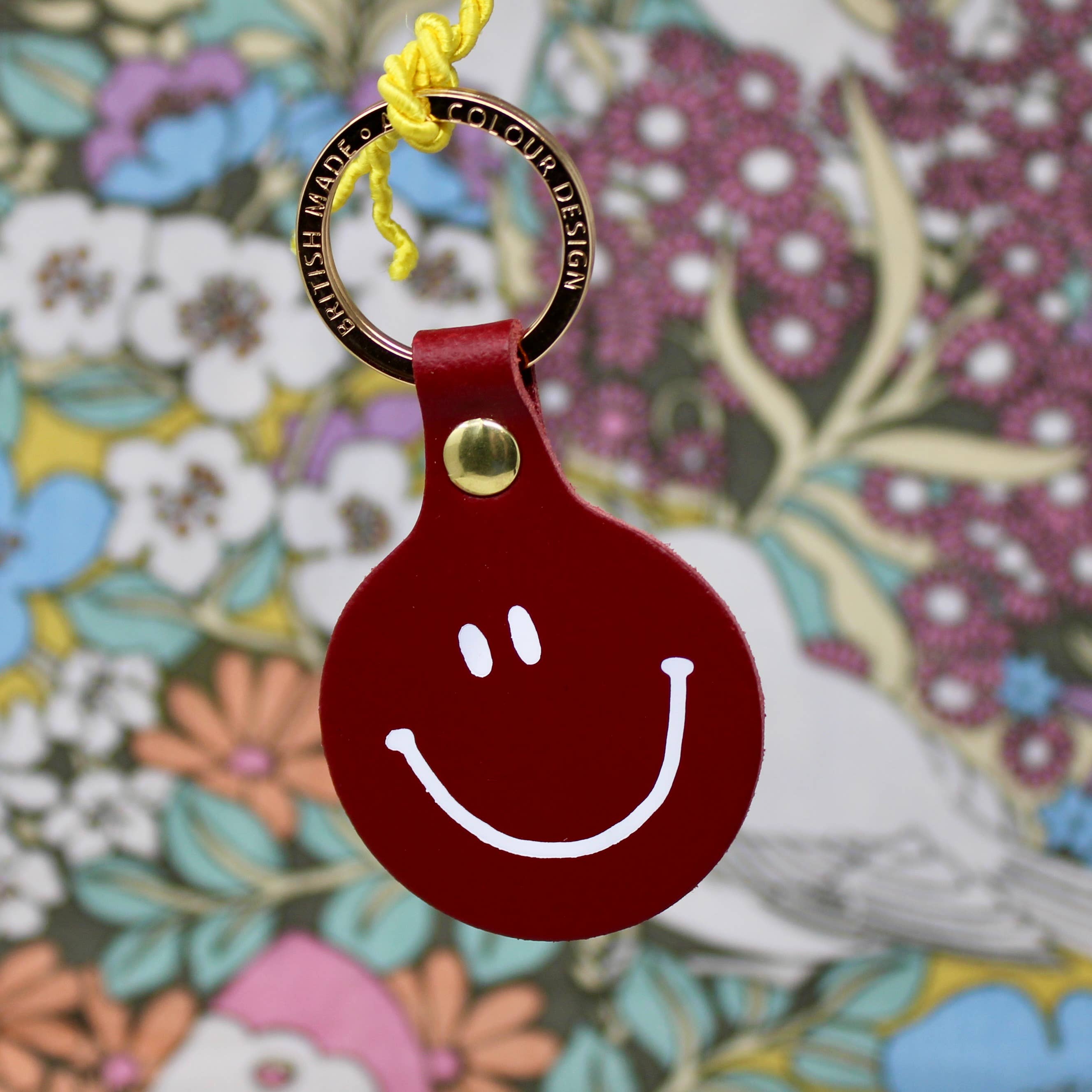 Feeling Lush Smilie Face Key Fob
