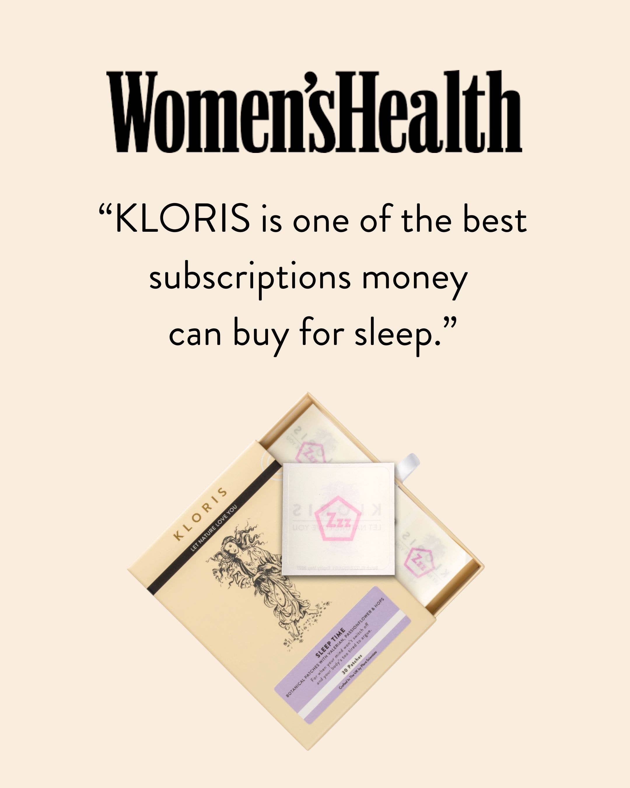 Sleep Time Patches from Kloris + Wax Earplugs