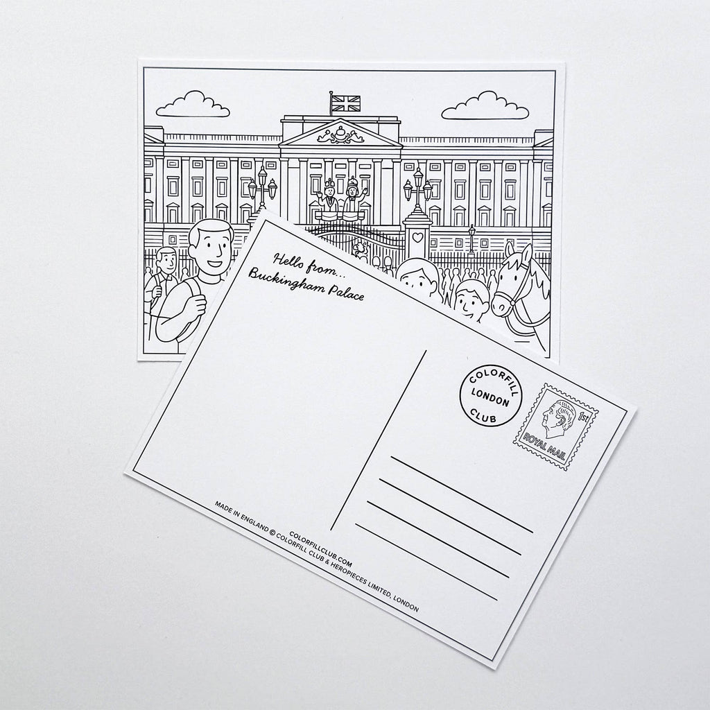 Kids Correspondence: London Postcards + Plantable Coloured Pencils