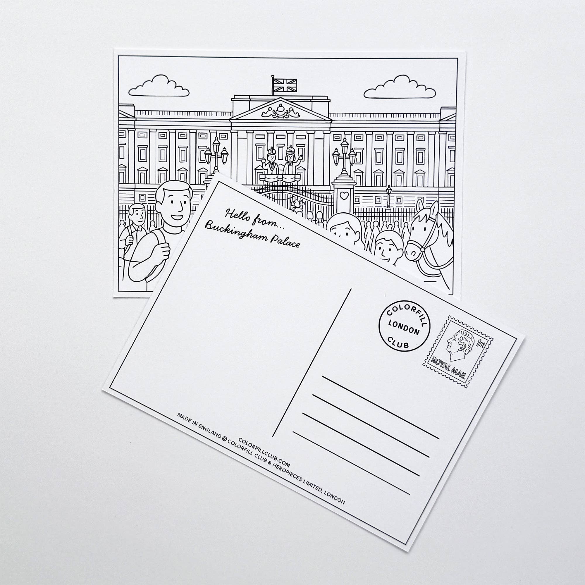 Kids Correspondence: London Postcards + Plantable Coloured Pencils