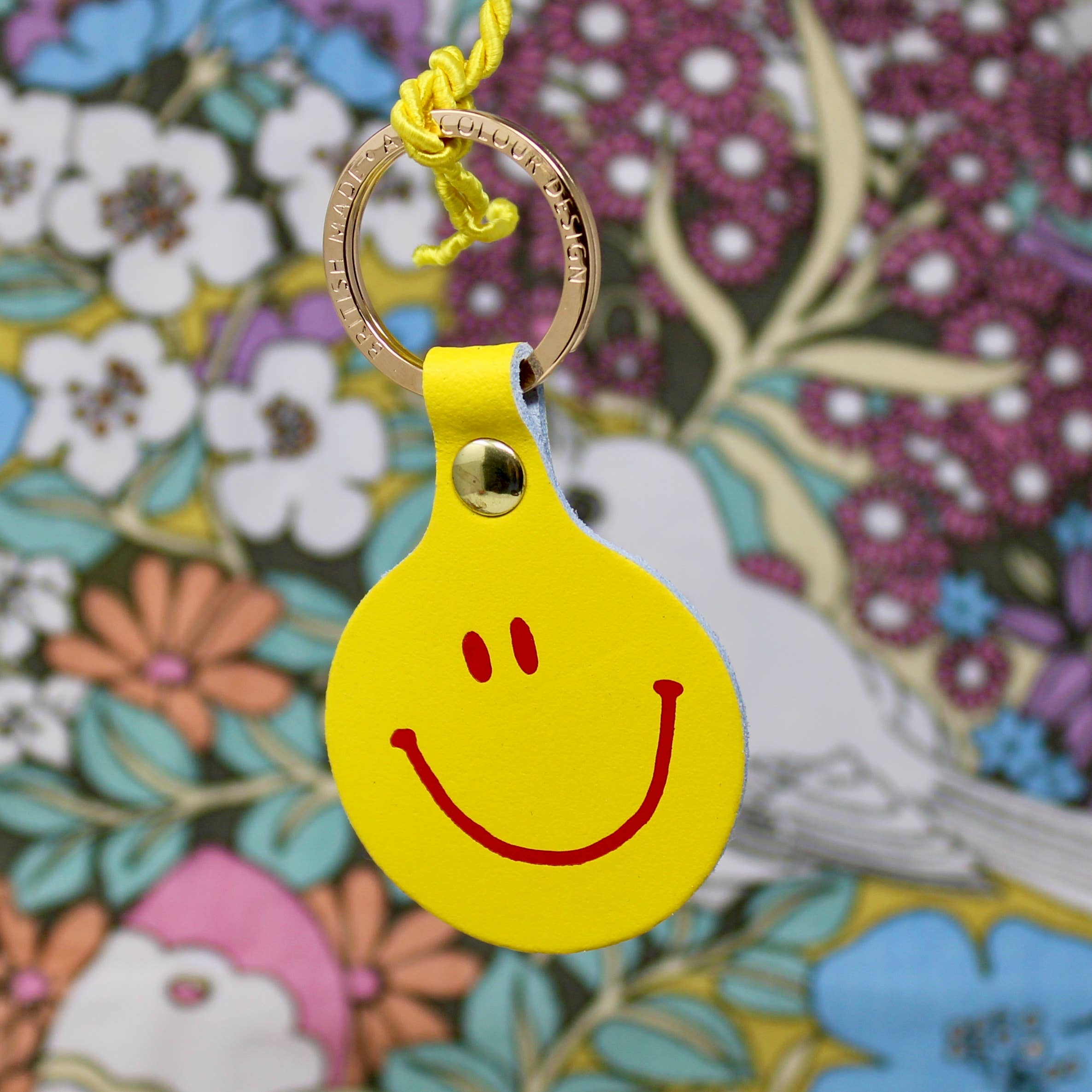 Feeling Lush Smilie Face Key Fob