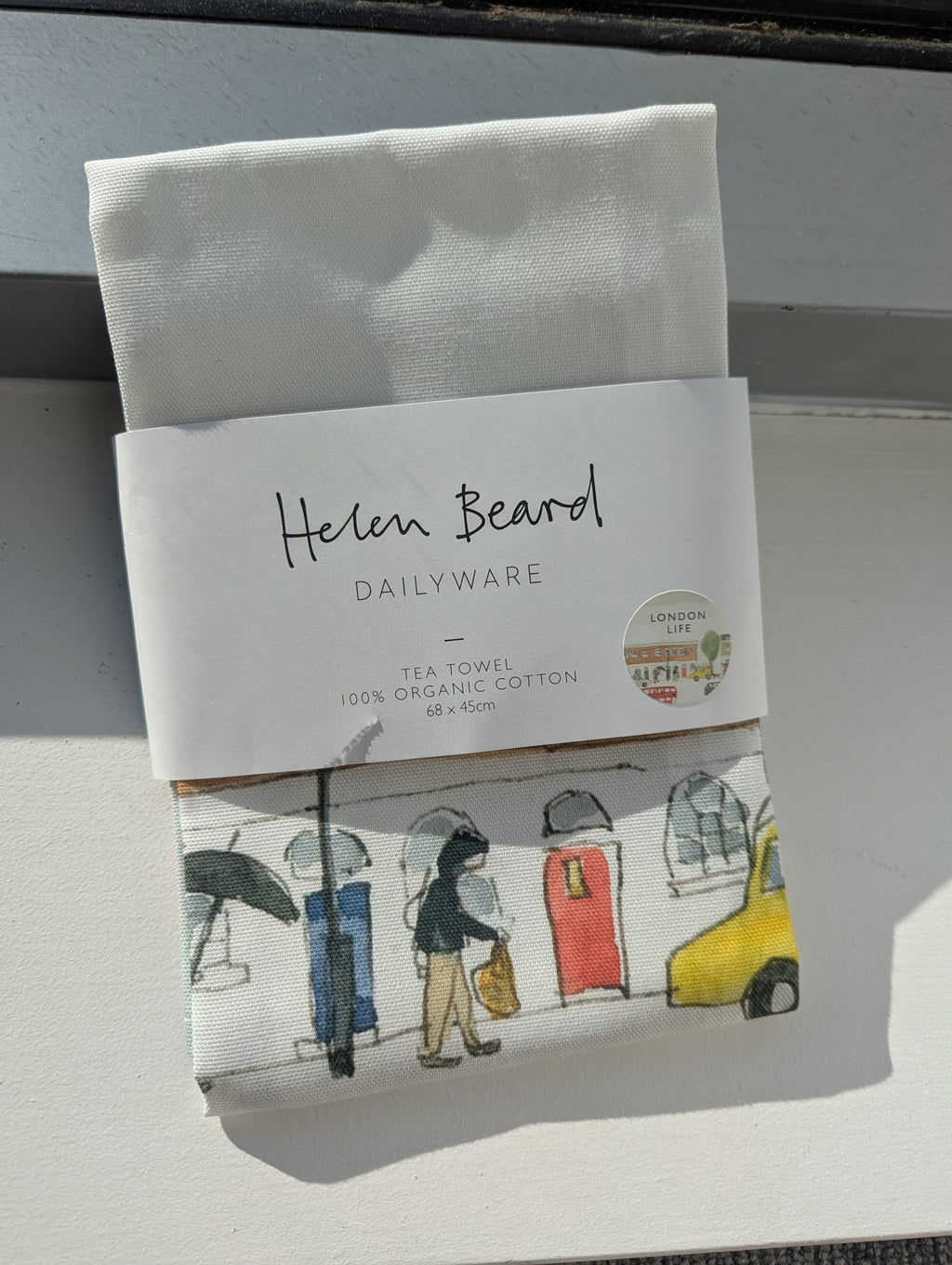 Helen Beard - Tea Towel - London Life - Organic Cotton