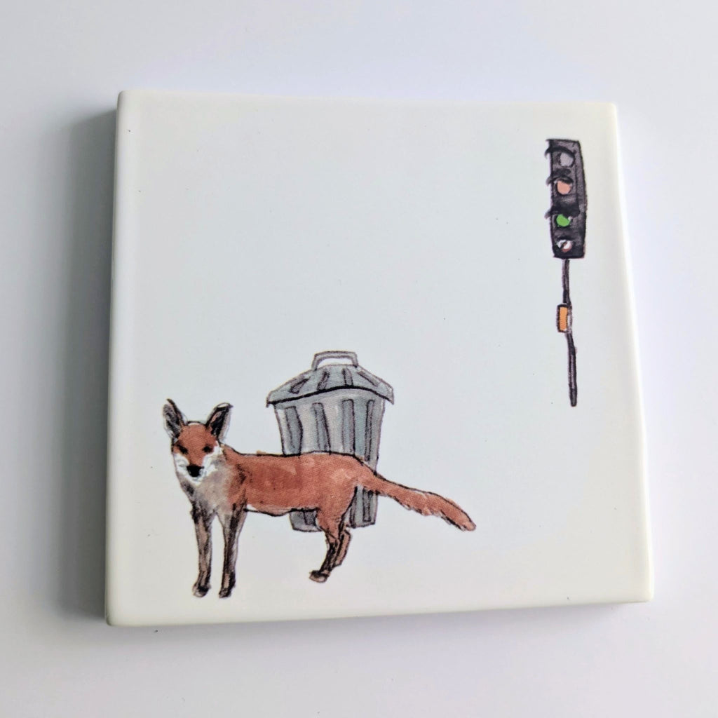 Signed Ceramic Tile