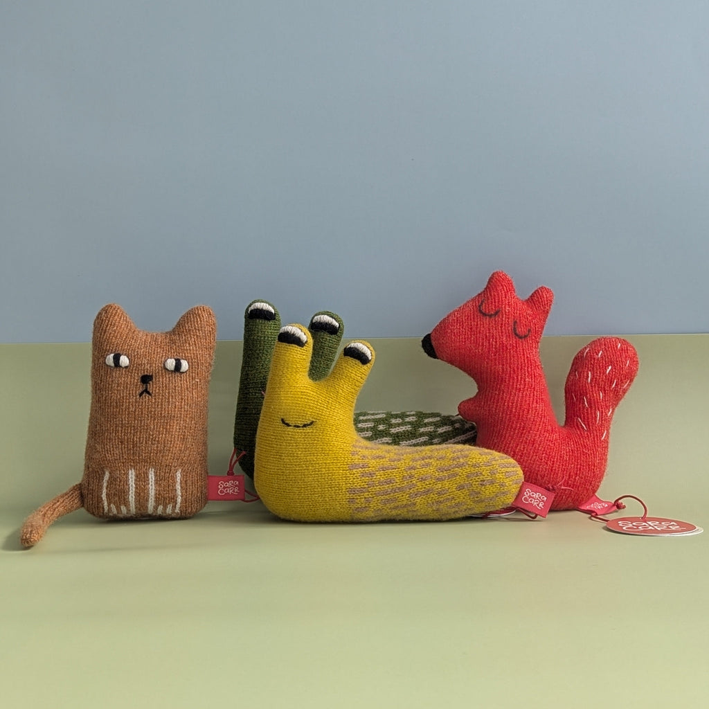 Handknit Creature Companion + Sweets