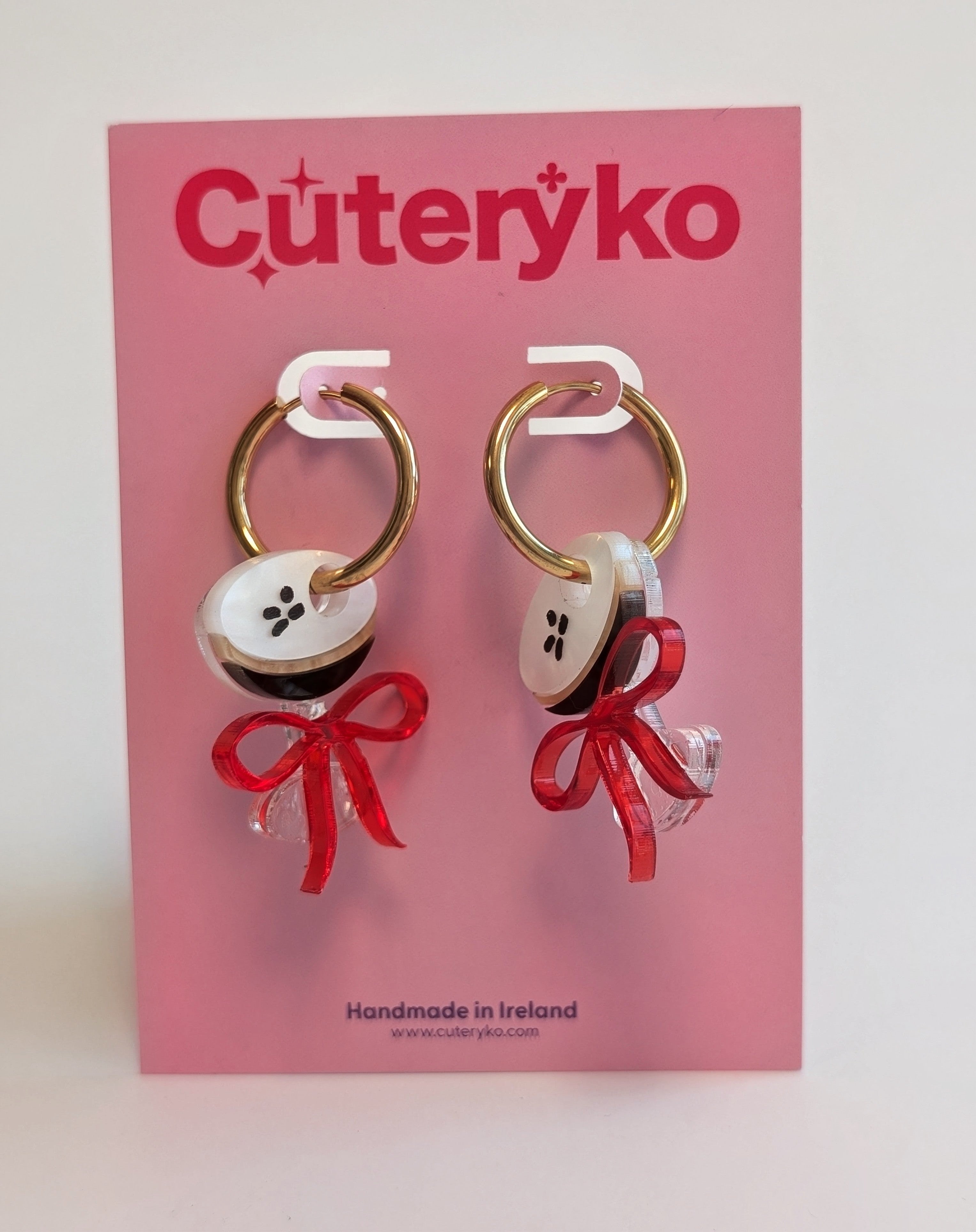 Handmade Acrylic Earrings - London Cocktail Scene