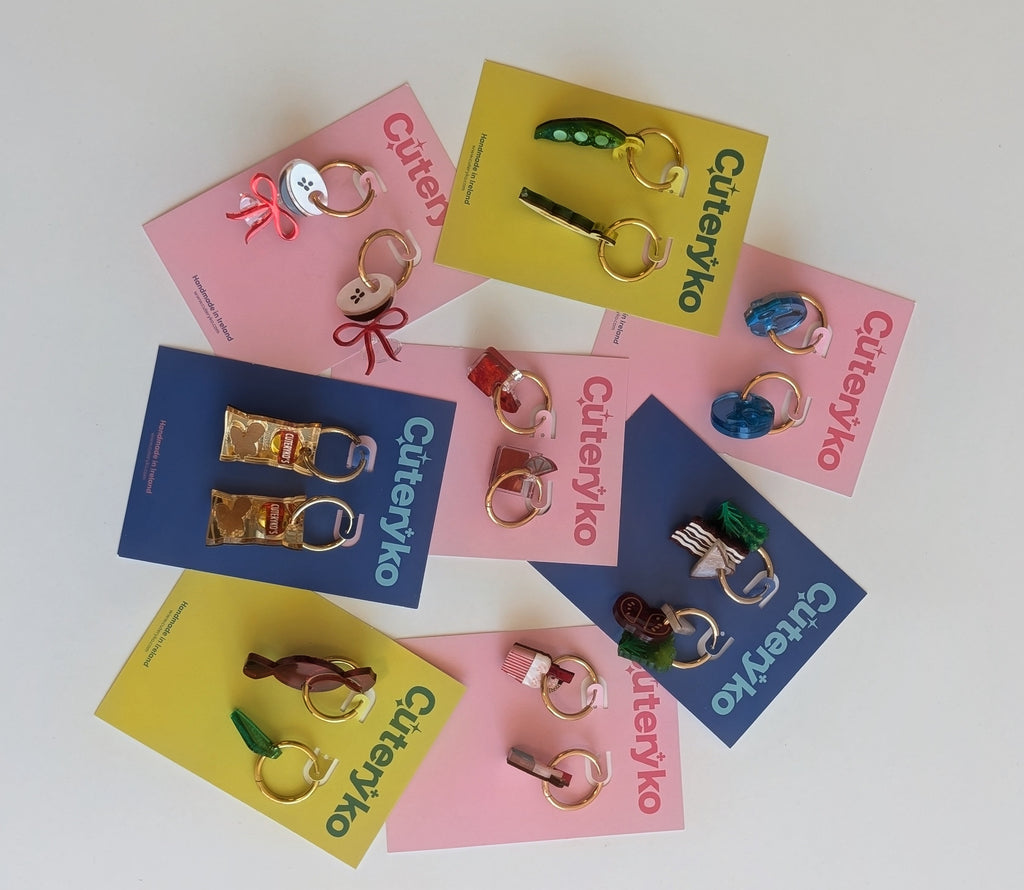 Handmade Acrylic Earrings - London Al Fresco Earrings