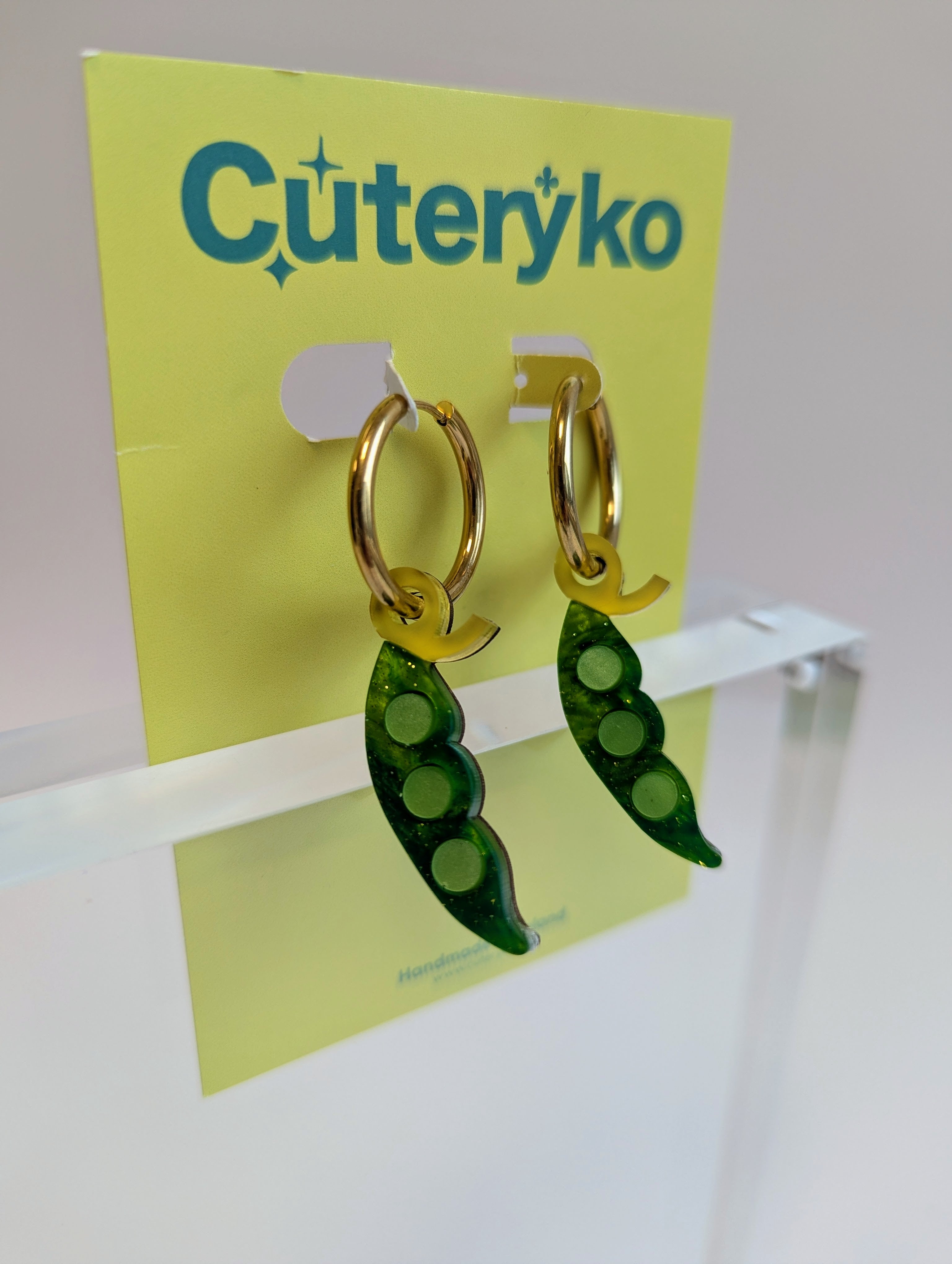 Handmade Acrylic Earrings - London Al Fresco Earrings
