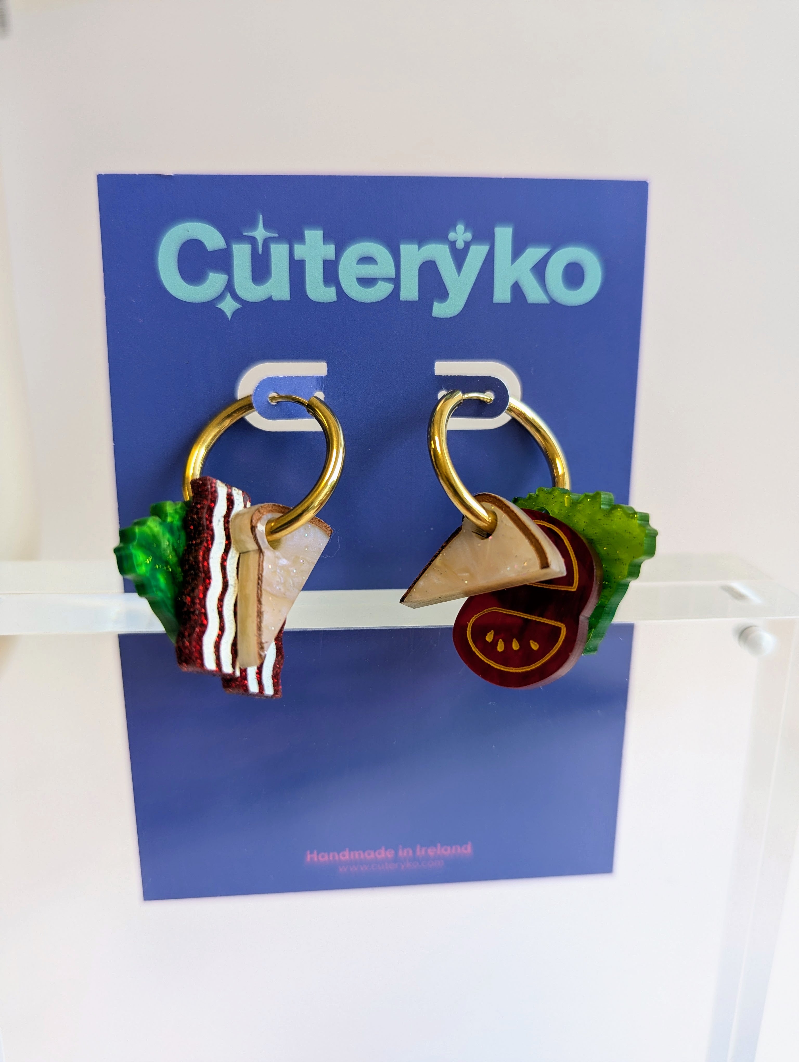 Handmade Acrylic Earrings - London Al Fresco Earrings