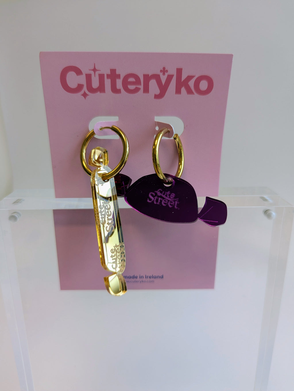Handmade Acrylic Earrings - The Sweet (literally) Edition