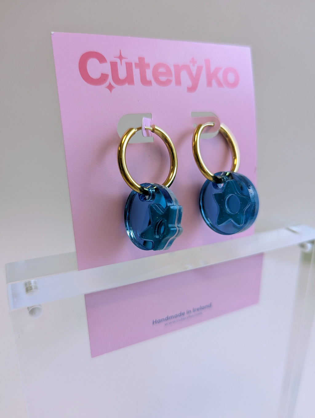 Handmade Acrylic Earrings - London Al Fresco Earrings