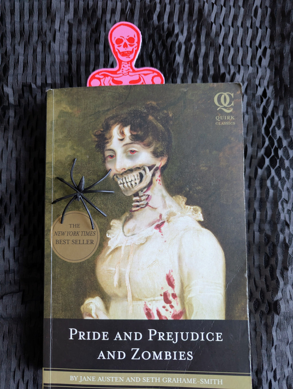 Spooky Read + Skeleton Bookmark