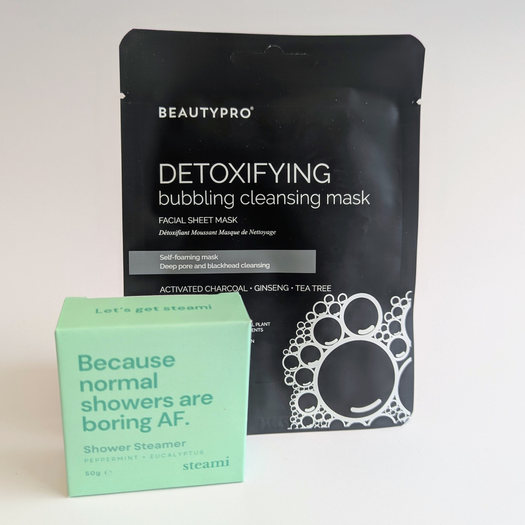 Rise + Shine Duo: Shower Steamer + Skin Revival Mask