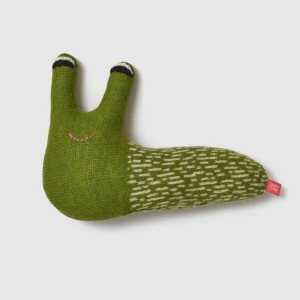 green slug soft toy