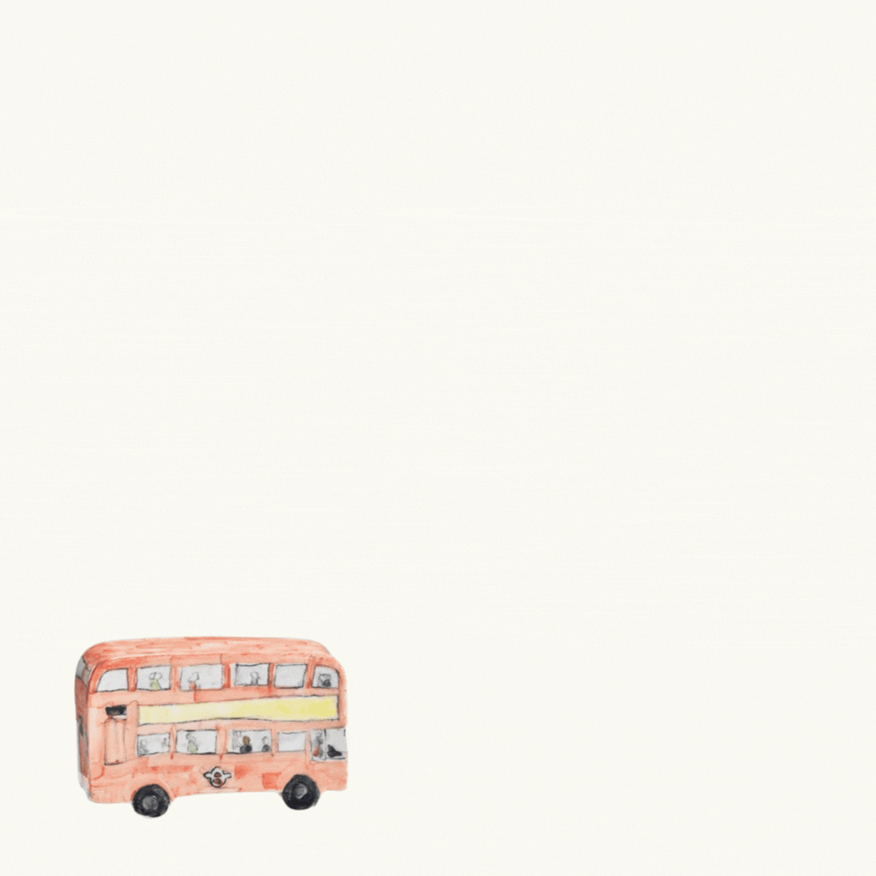 Ceramic City Scene from Helen Beard: A Kyureto Original