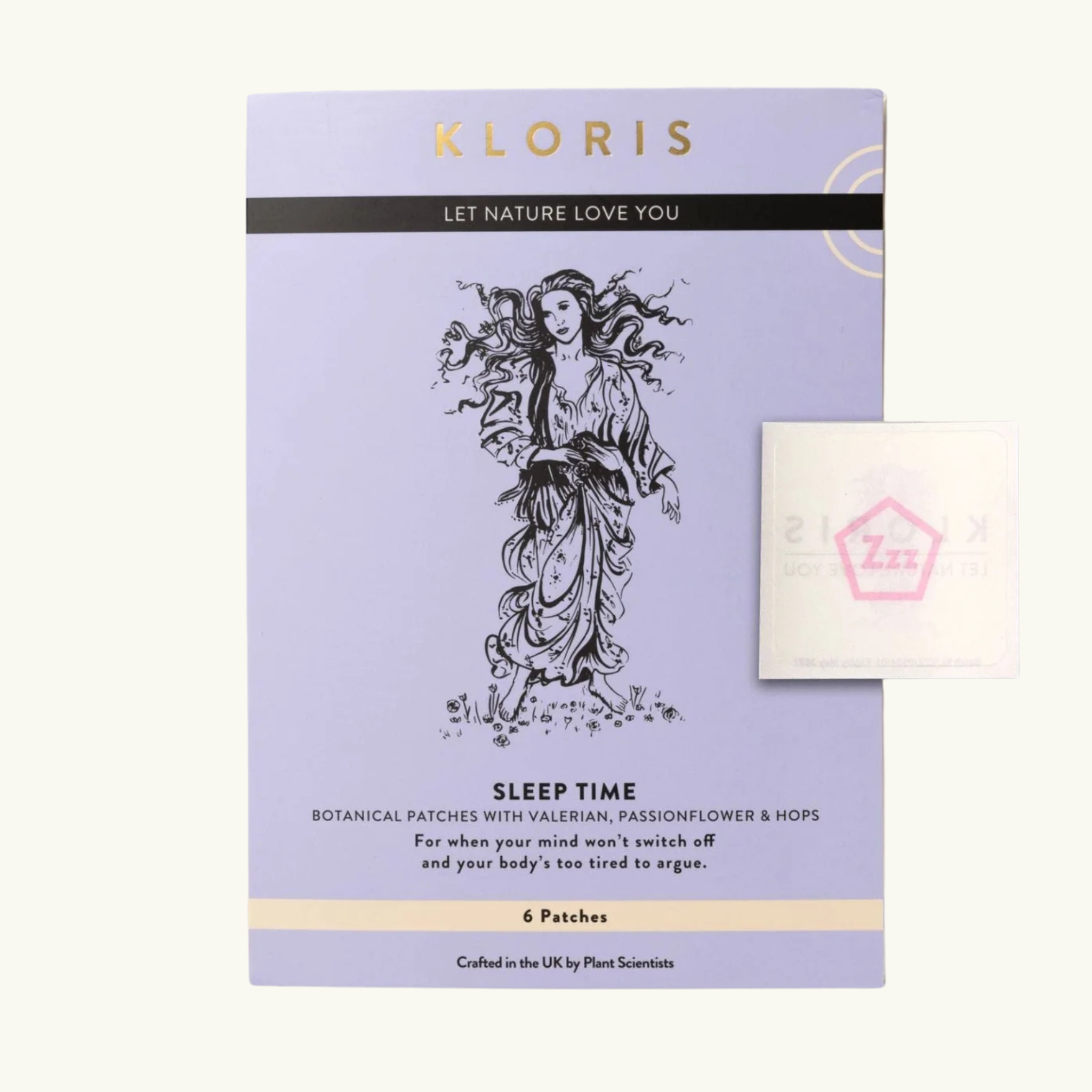 Natural Sleep Patches with Valerian, Hops, Passionflower