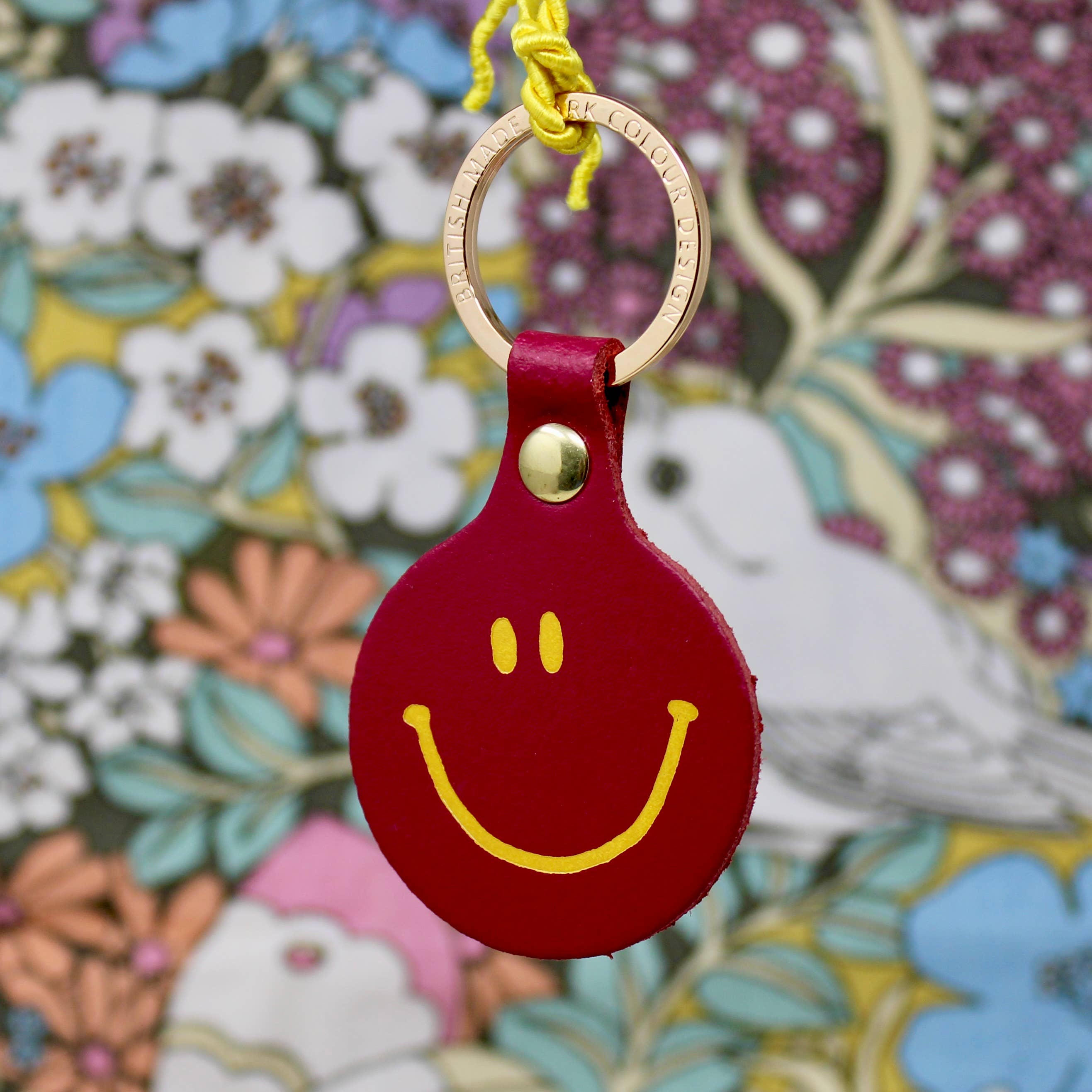 Feeling Lush Smilie Face Key Fob