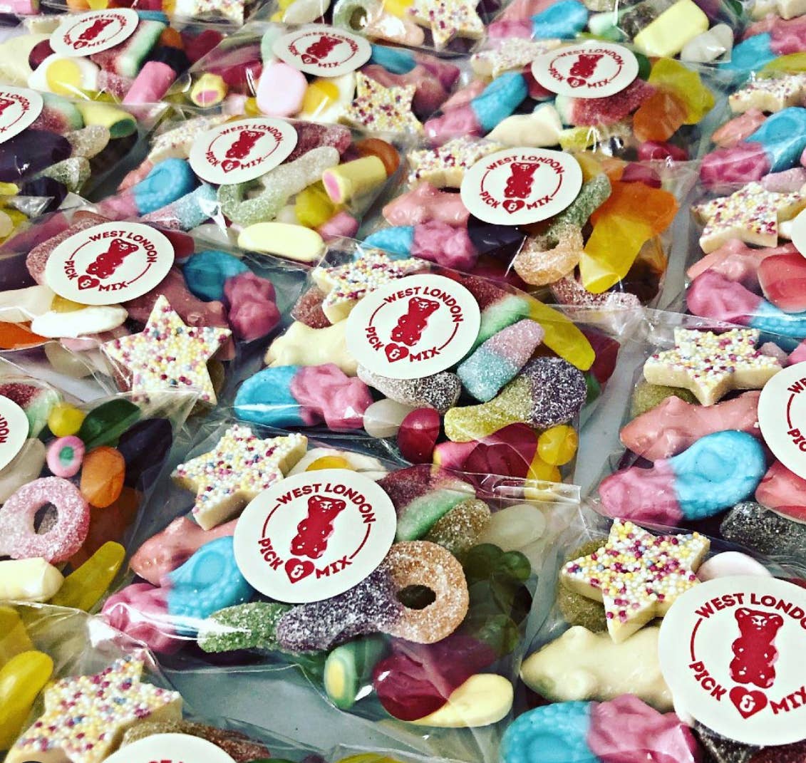 Postcard Adventures + Pick and Mix Sweets Travel Bag