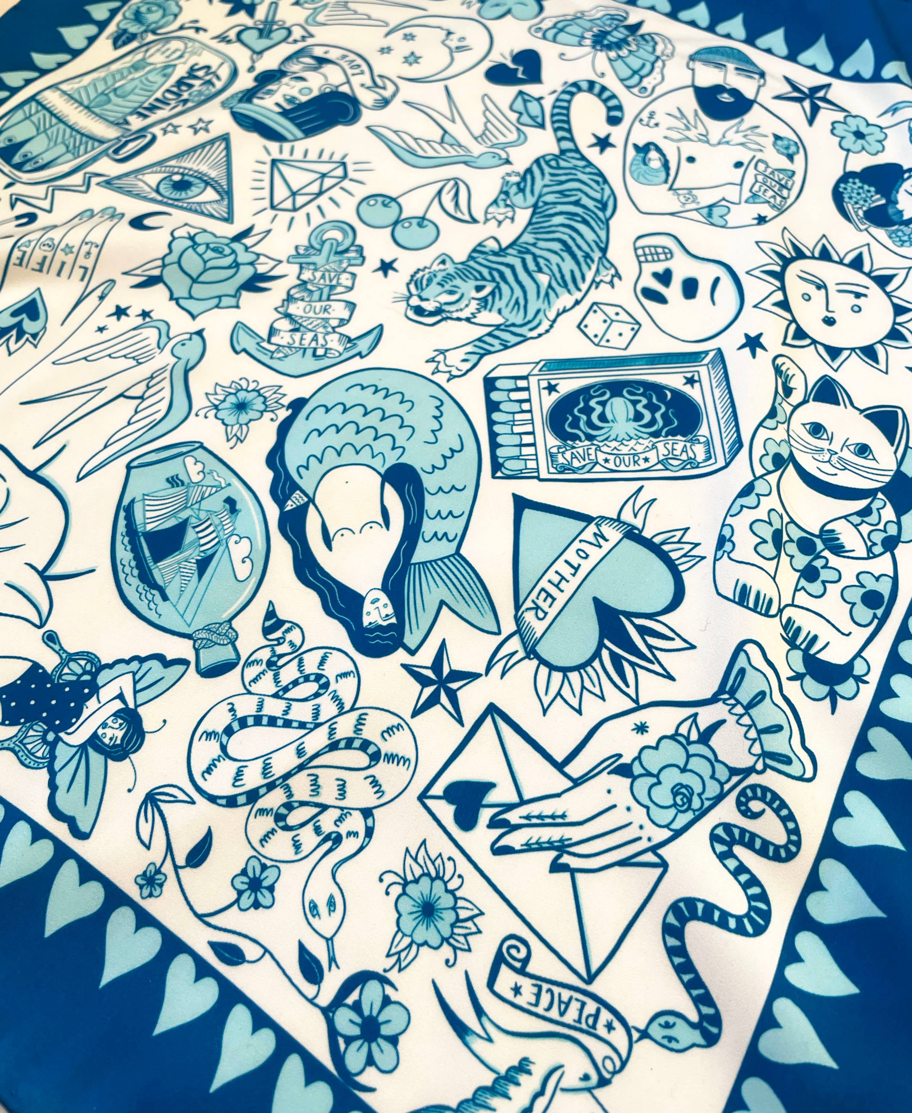 Eco Silk Pocket Square / Neckerchief