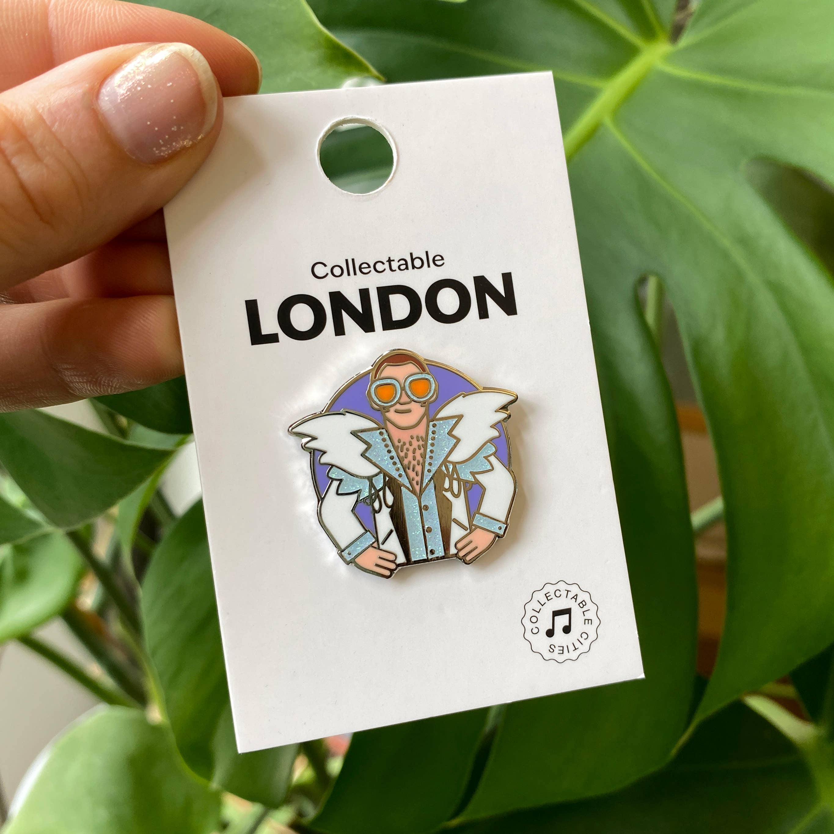 Elton John Enamel Pin