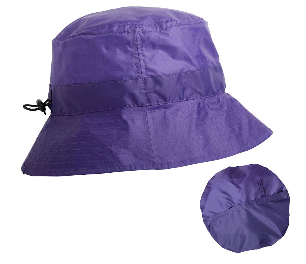 Waterproof lightweight Packable Hat, Packs into Pocket