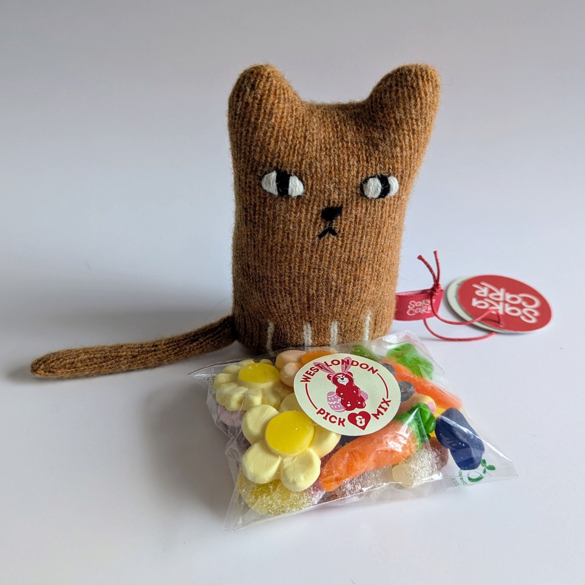 Handknit Creature Companion + Sweets