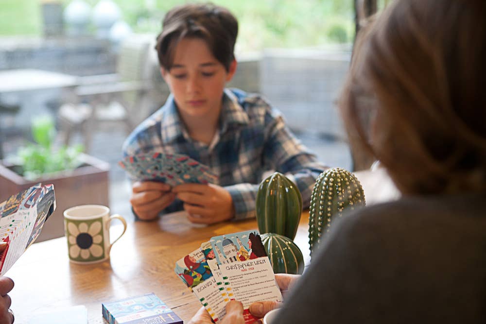 History Heroes LONDON card game - a fantastic family game