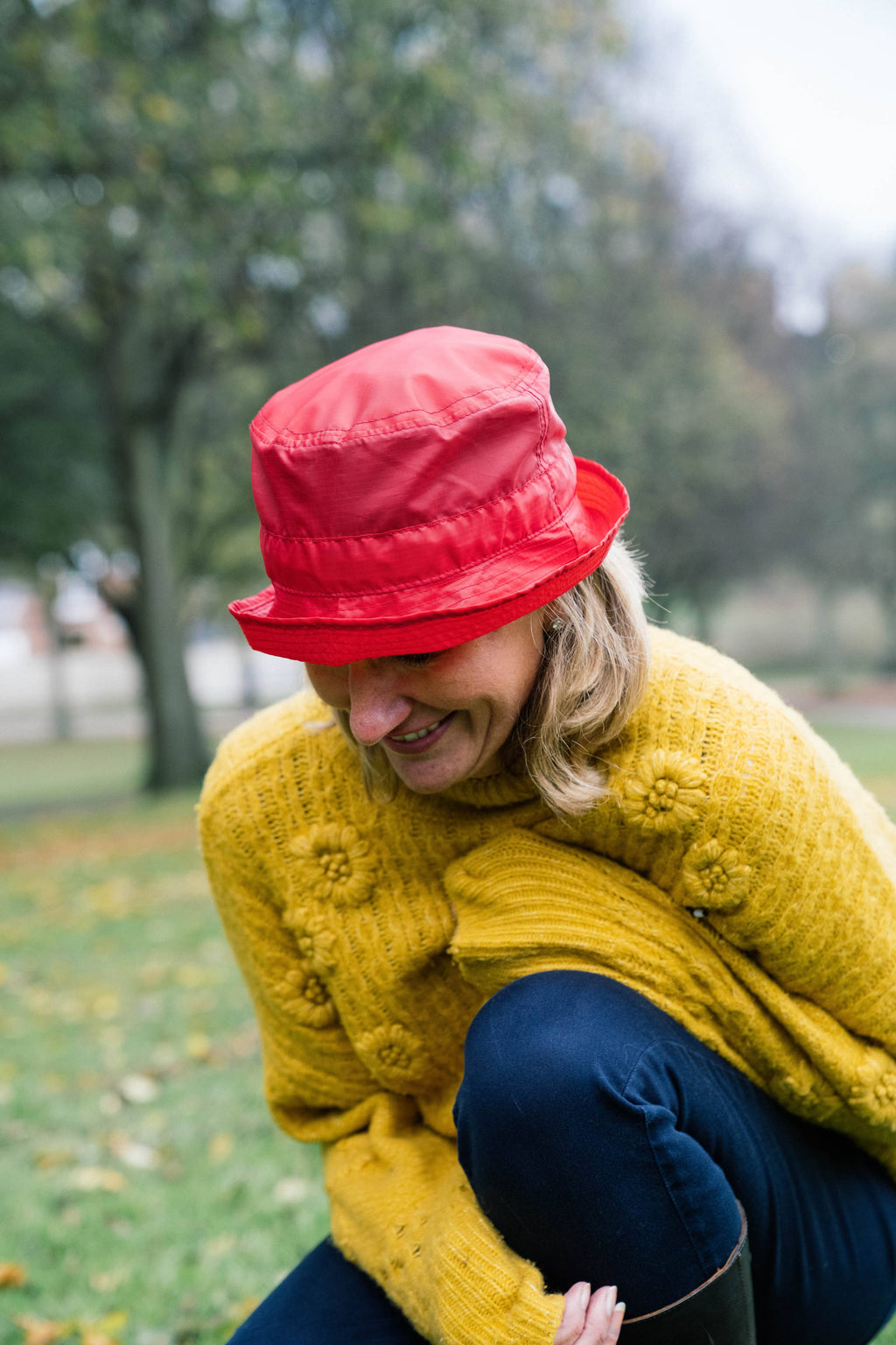 Waterproof lightweight Packable Hat, Packs into Pocket