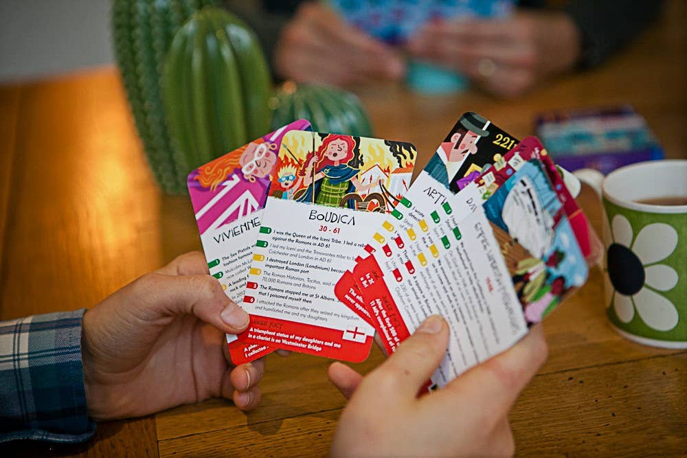 History Heroes LONDON card game - a fantastic family game