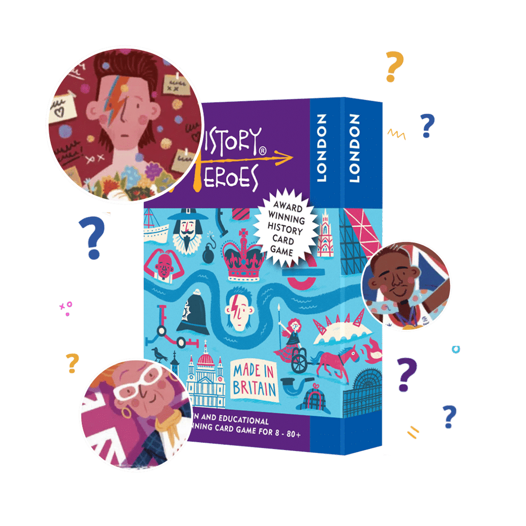 History Heroes LONDON card game - a fantastic family game
