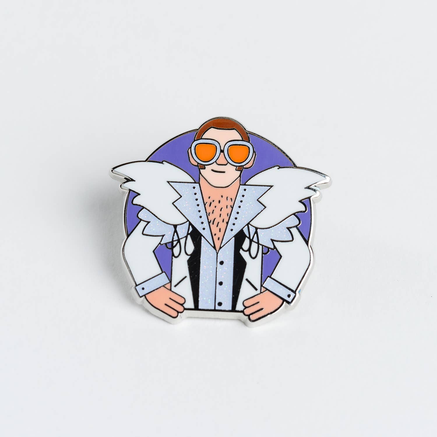 Elton John Enamel Pin