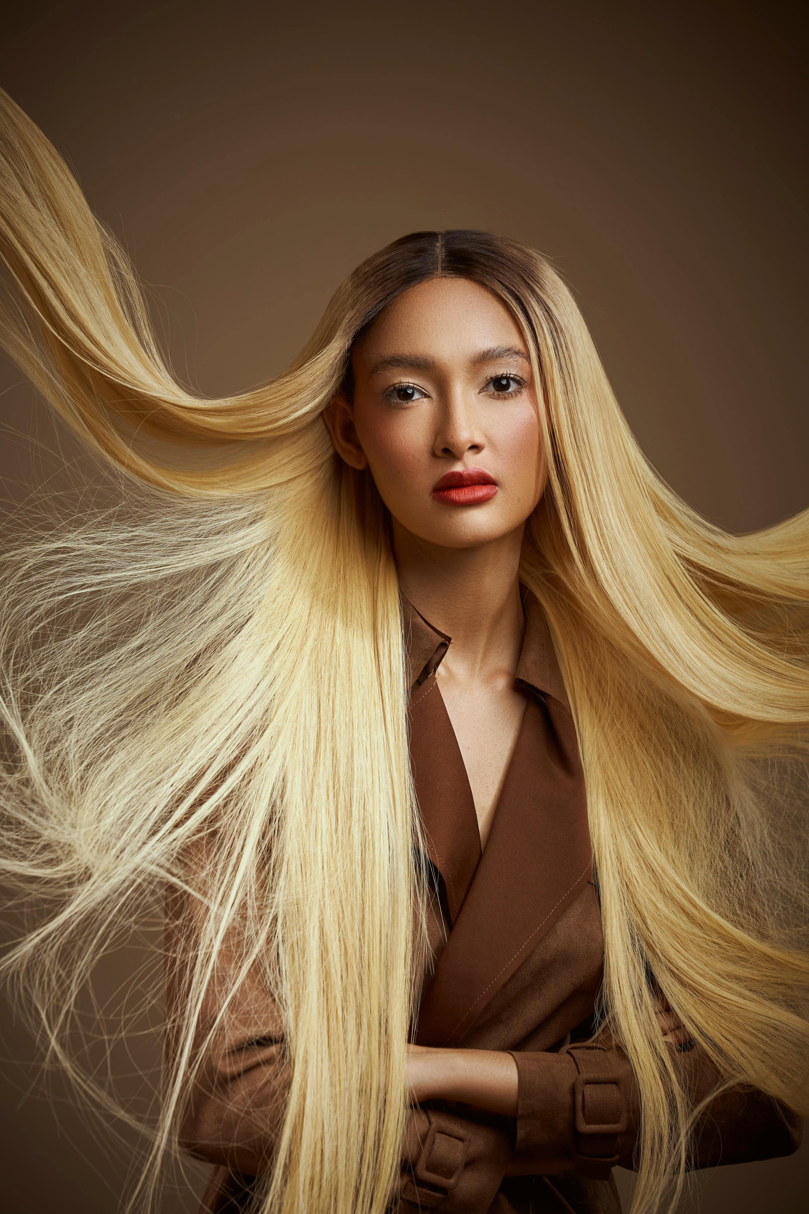 Glossy Locks Trio from Wild Rising - Hair Oil, Satin Scrunchie, Bamboo Detangling Brush