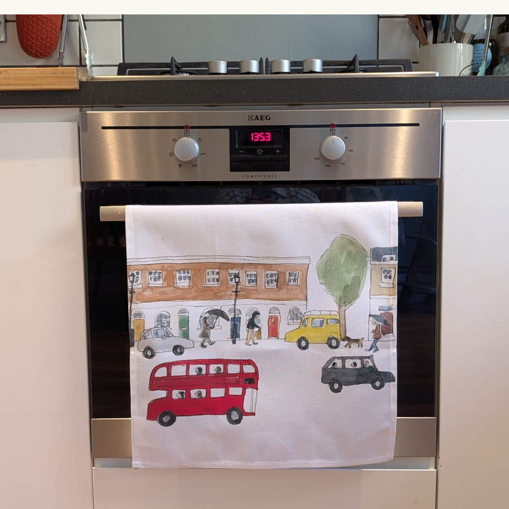 London Life Organic Cotton Tea Towel