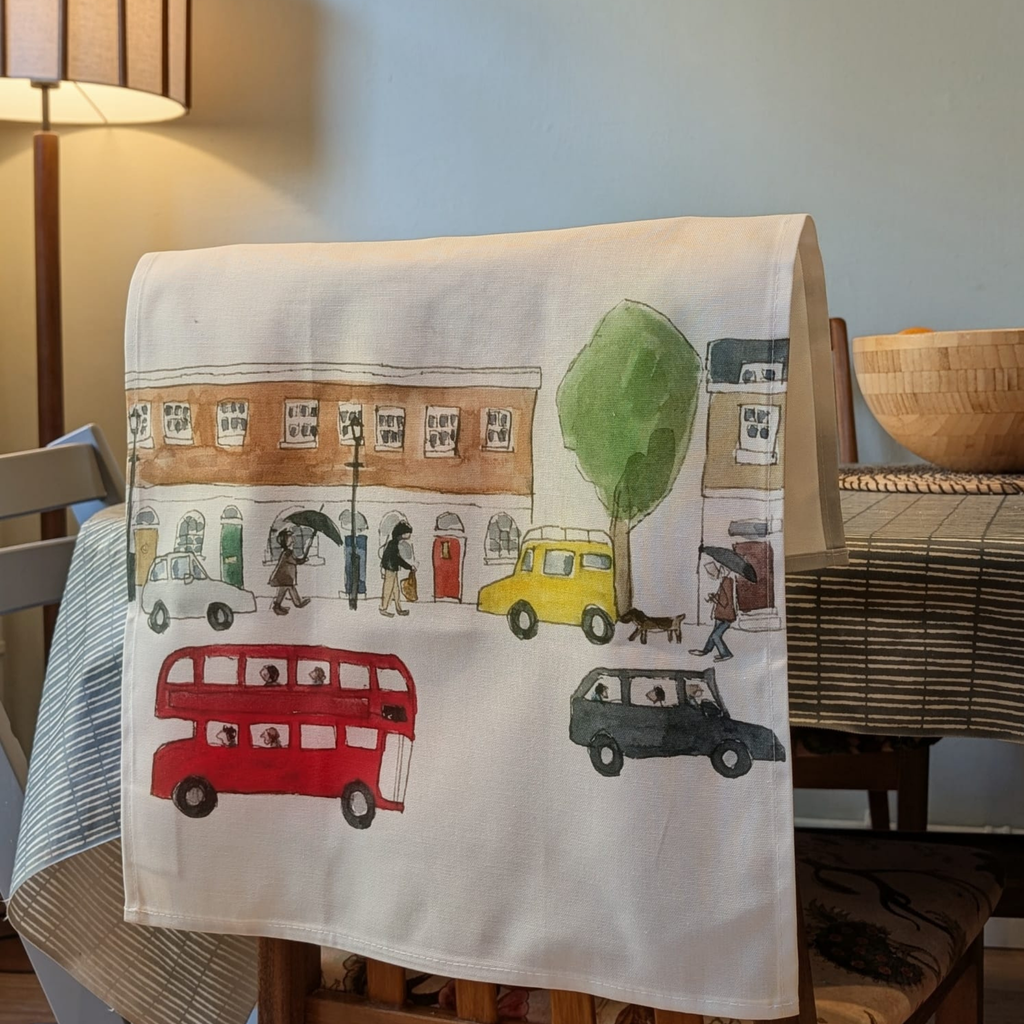 London Life Organic Cotton Tea Towel